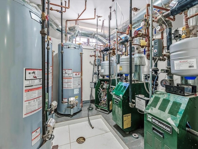 46-38 204th St, Bayside, NY 11361 - utilities with water heater and a heating unit