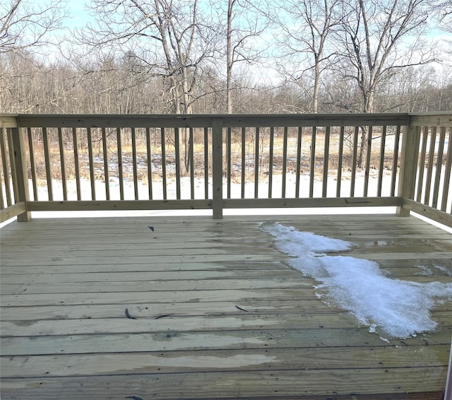 view of deck