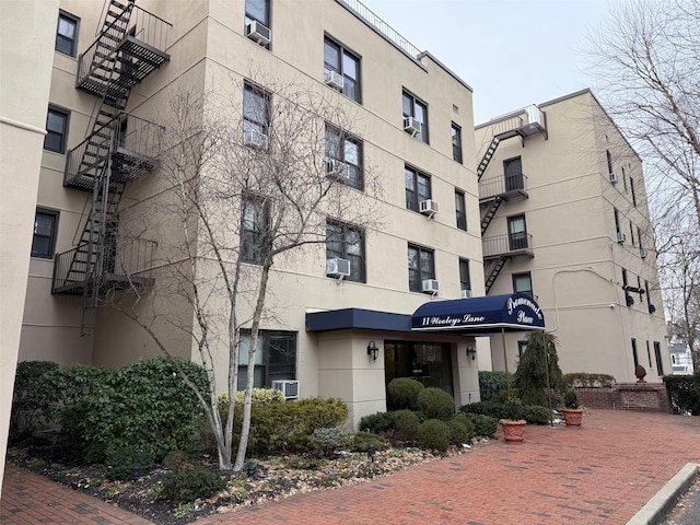 view of property featuring cooling unit