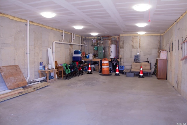 74 Wisconsin St, Long Beach, NY 11561 - garage featuring water heater