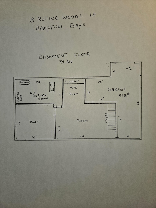 8 Rolling Woods Ln, Hampton Bays, NY 11946 - view of property floor plan