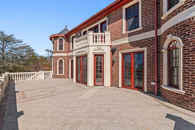 28 Whitney Cir, Glen Cove, NY 11542 - view of patio / terrace with french doors