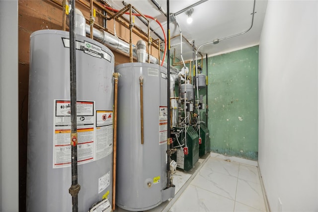 utilities with gas water heater