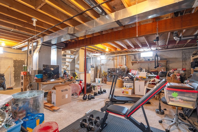 view of exercise room