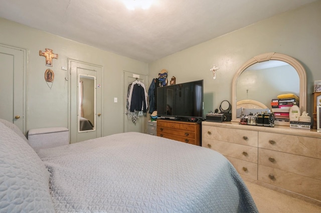 bedroom featuring carpet floors