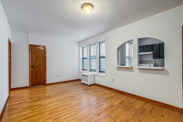 32-05 81st St Unit A3, Jackson Heights, NY 11370 - spare room with light wood finished floors and baseboards