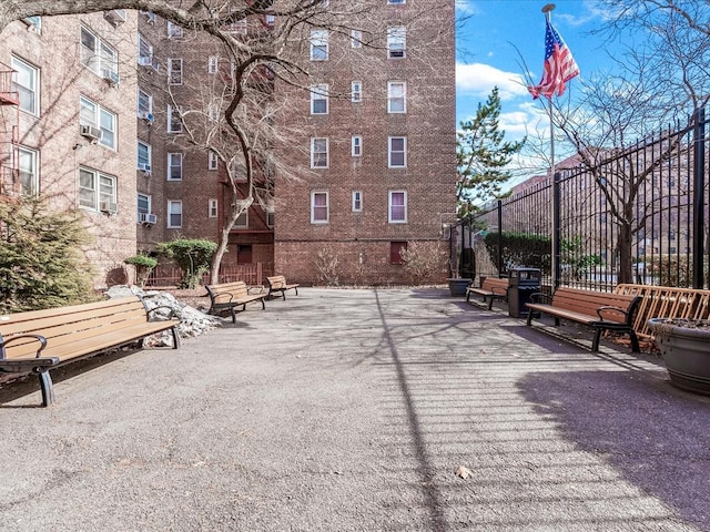 surrounding community featuring fence