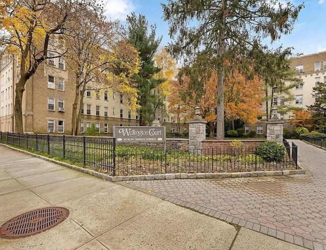 surrounding community with fence