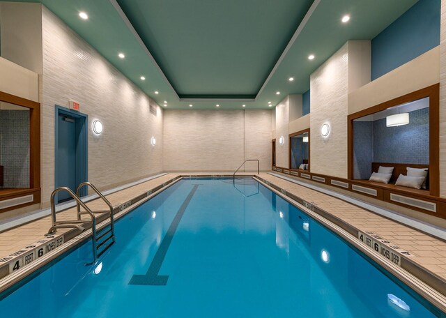 pool with elevator