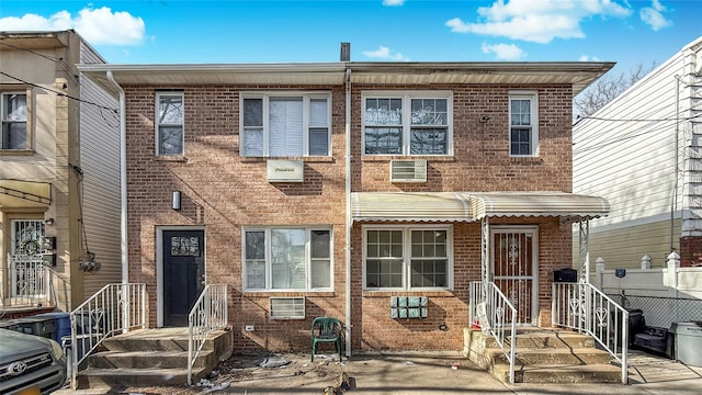 multi unit property with brick siding