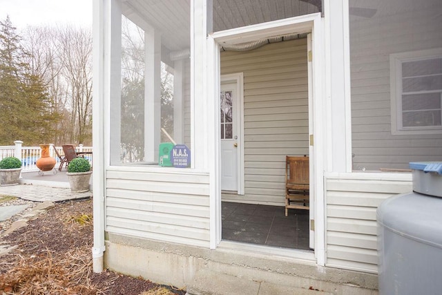 view of entrance to property