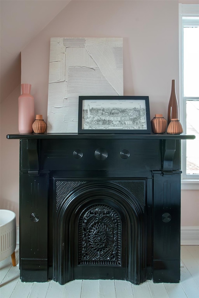 interior details with baseboards