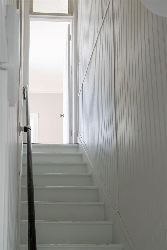 view of stairs