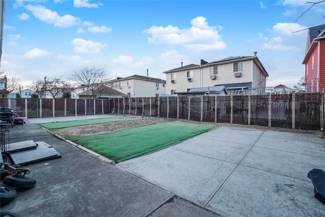 exterior space featuring a patio area and fence