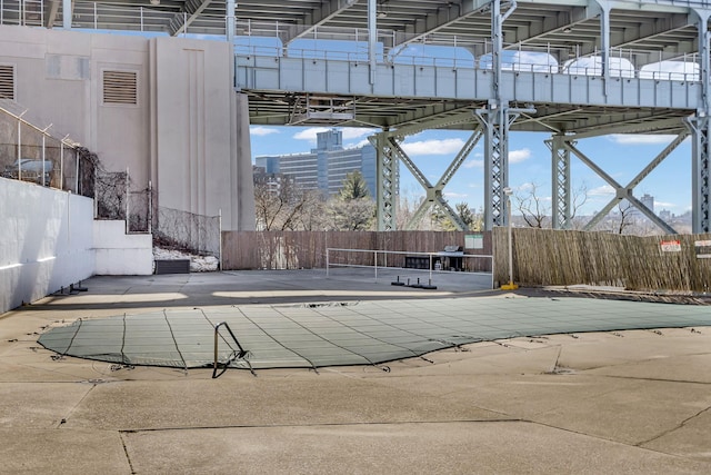 2390 Palisade Ave Unit 5J, Bronx, NY 10463 - view of swimming pool featuring a patio area