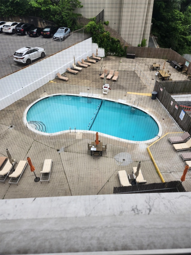 2390 Palisade Ave Unit 5J, Bronx, NY 10463 - community pool featuring a patio area