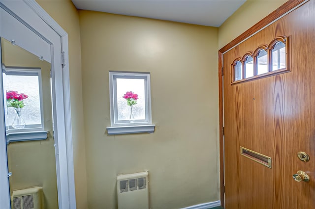 interior space featuring radiator