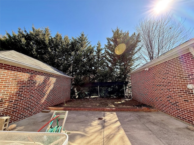 view of patio / terrace with fence