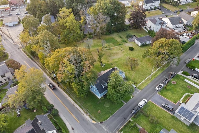 drone / aerial view featuring a residential view