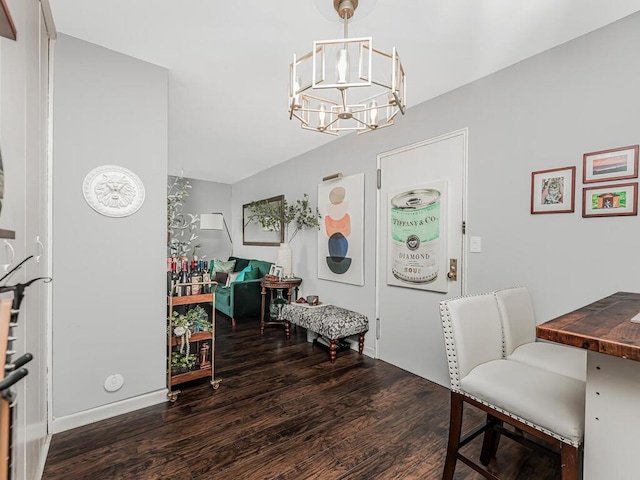 5800 Arlington Ave Unit 16A, Bronx, NY 10471 - dining space with wood finished floors and a chandelier