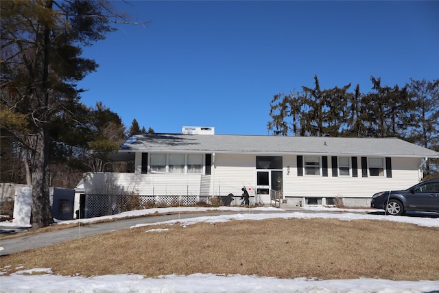 view of front of home