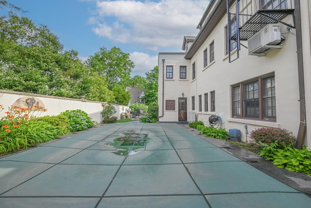 view of patio with fence