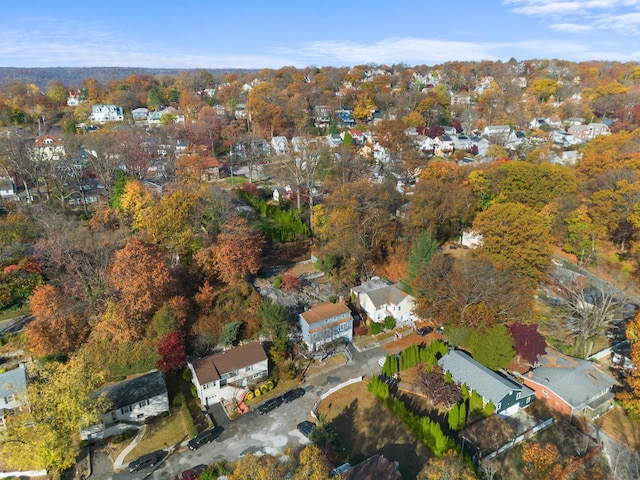 aerial view featuring a residential view