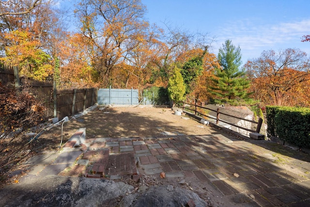 view of patio / terrace with fence private yard