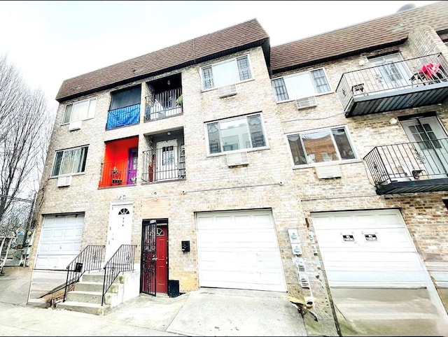 view of property with an attached garage