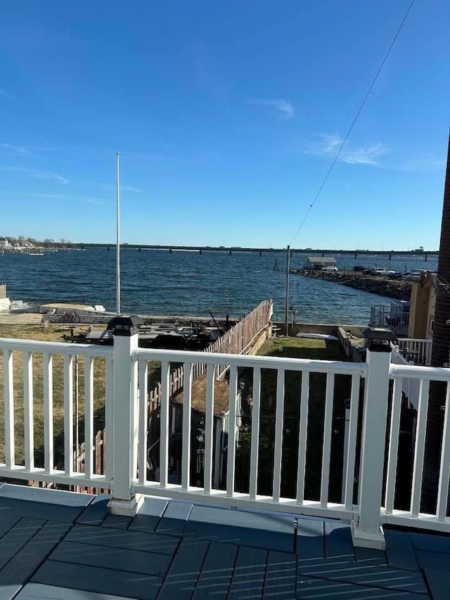 view of water feature