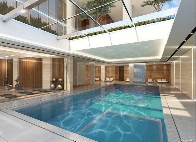 35-32 Leavitt St Unit Ph G, Flushing, NY 11354 - view of pool