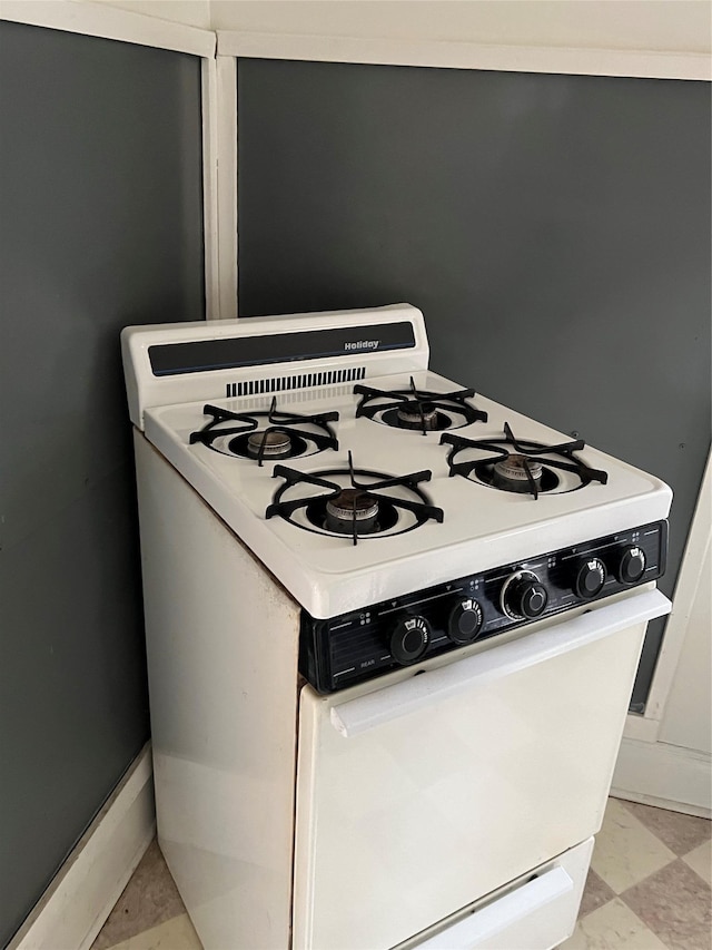 details with gas range gas stove