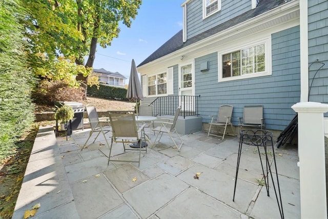 view of patio / terrace featuring outdoor dining area