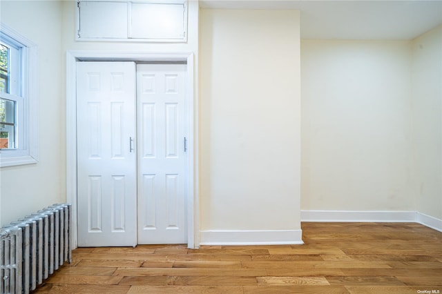 closet with radiator