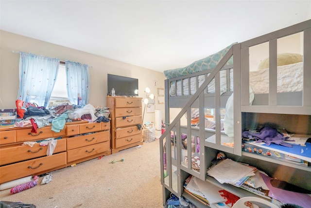 bedroom featuring carpet flooring