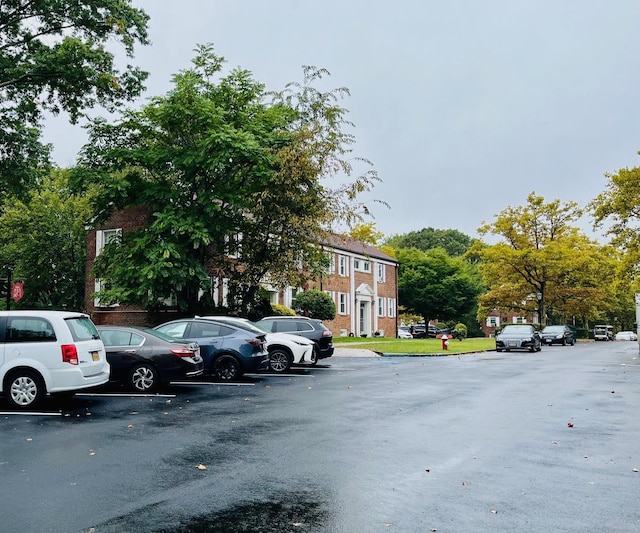 view of uncovered parking lot