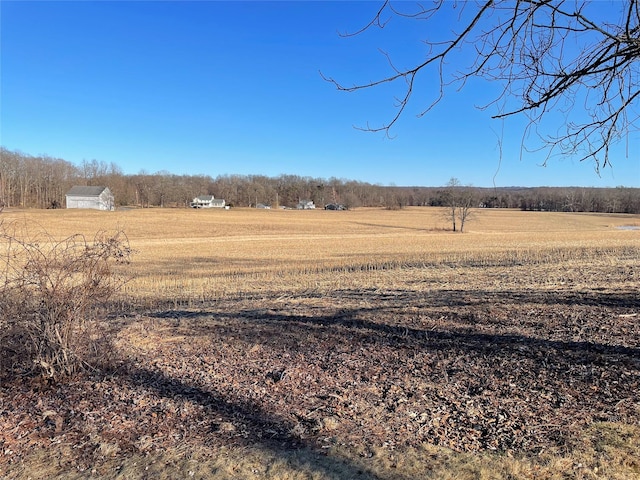 view of landscape with a rural view