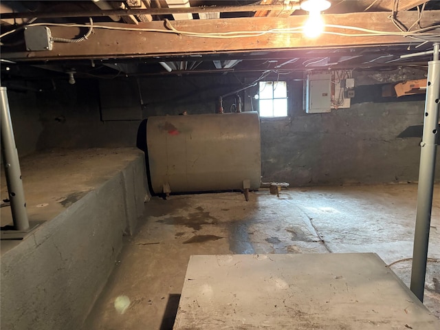 16 Fair St, Highland, NY 12528 - basement with heating fuel and electric panel