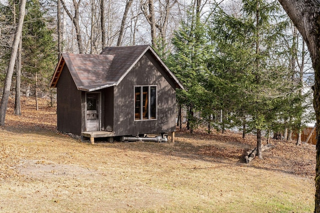 view of outbuilding with an outdoor structure