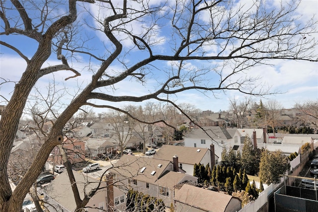 exterior space with a residential view