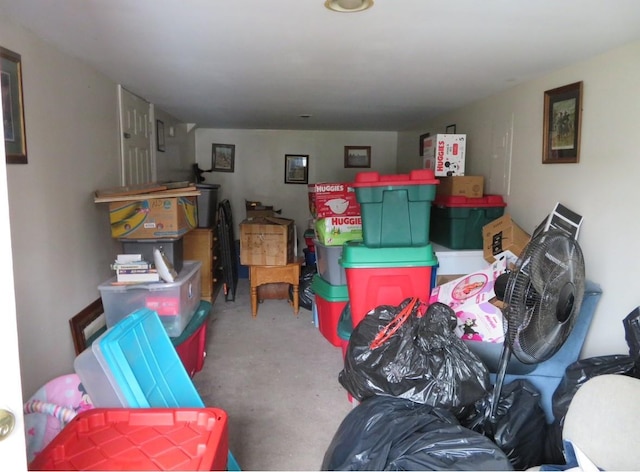 view of storage room