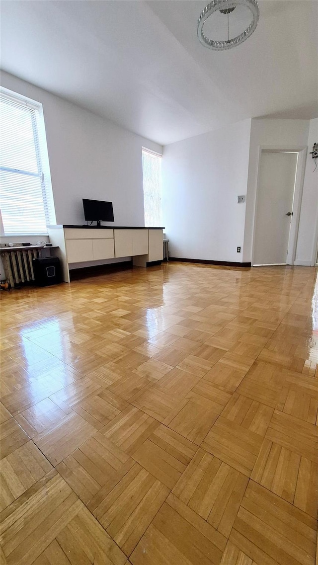 view of unfurnished living room