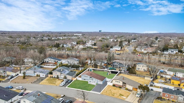 birds eye view of property featuring a residential view