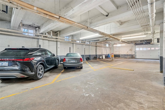 view of parking deck