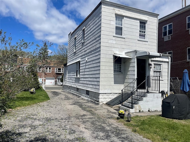 5844 78th Ave, Glendale, NY 11385 - view of front of house featuring crawl space
