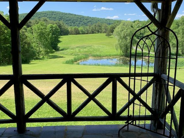 2838 Old Kings Rd, Catskill, NY 12414 - gate with a water view, a view of trees, and a yard