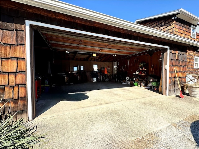 2838 Old Kings Rd, Catskill, NY 12414 - garage with concrete driveway