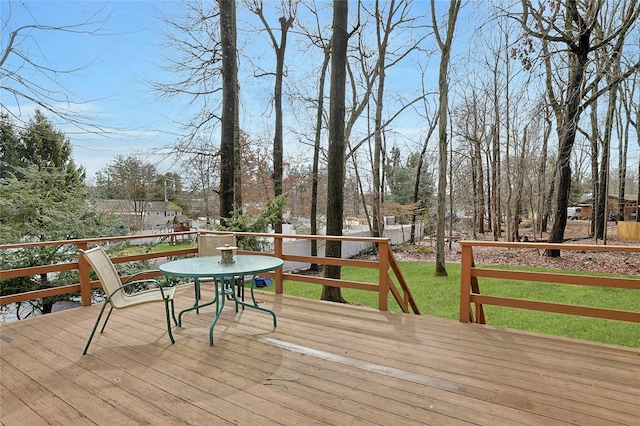 view of deck