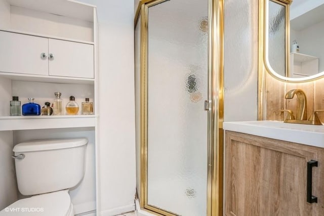 18 Old Farm Rd, Levittown, NY 11756 - bathroom featuring a shower stall and vanity