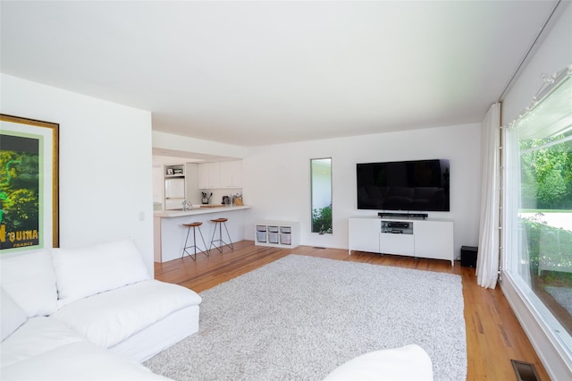 20 Winding Way, Water Mill, NY 11976 - living area featuring light wood finished floors and visible vents